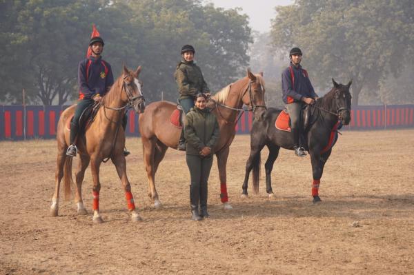 Cadets of 1 PB R & V SQN NCC, Ludhiana, GADVASU, showcased exceptional excellence at the Republic Day Camp Horse Riding Competitions 2026